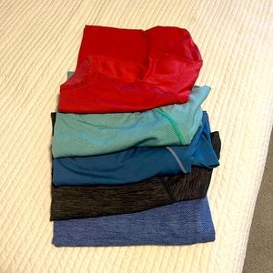 Lot of 5 men’s lululemon Tech T-Shirts loose